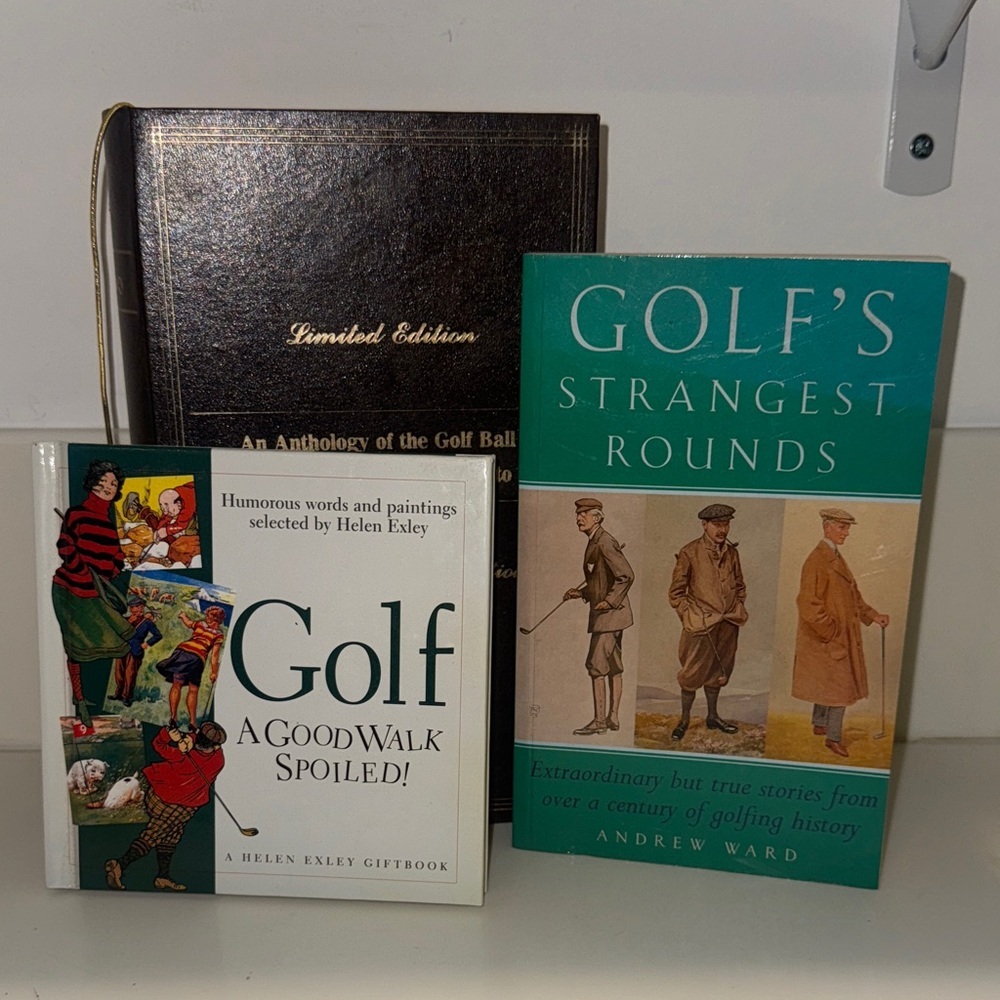 Golf Anthology Book Set